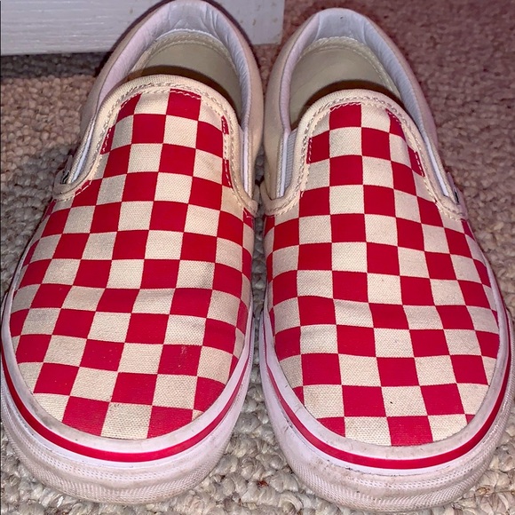 RED CHECKERED VANS - Picture 3 of 5